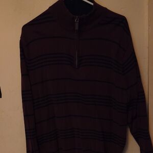 Chaps Heavy Weight Long Sleeve Half Zip T-shirt
